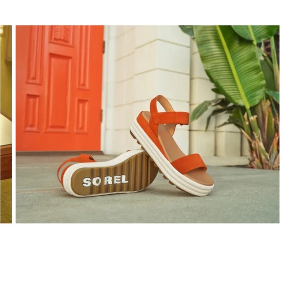 SOREL Cameron Flatform Sandal- 8.5 - Picture 4 of 14